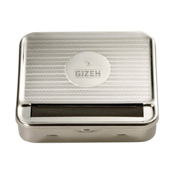 Gizeh Metal Rollbox Rolling Machine and Tin in One Cigarettes Smoker Roll Ups