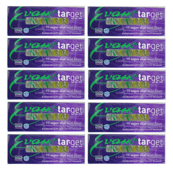 1 BOX of 30 x Packs x 10 Mini Filter Tar-Get Target SUPER SLIM 5.7mm for Slim Cigarettes & Roll Ups Disposable, Reusable for Smoking