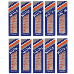 Super 25 Mini Filters Disposable, Reusable for Cigarette Smoking - 10 Packs x 10-Filters Each Total 100 Filter