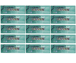 15 Packs x 10 Mini Filters SLIM 6mm Tar-Get Target Evans for Cigarettes & Roll Ups Disposable, Reusable for Smoking