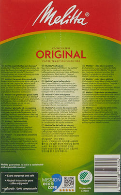 Melitta Two Cup Coffee Filter Papers 1/2 , 40 x Papers