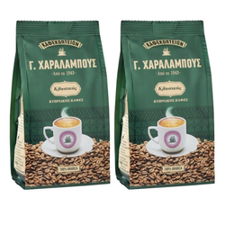 Charalambous Ground Coffee Traditional Greek Cyprus CLASSIC Mocca 200g x 2 Packs