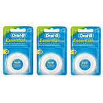 Oral-B Essential Floss Waxed Mint Dental Floss - Pack of 3
