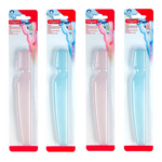 4 X Portable Plastic Toothbrush Case Covers for Protection & Clean (Select Color)