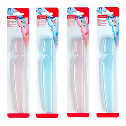 4 X Portable Plastic Toothbrush Case Covers for Protection & Clean (Select Color)