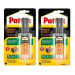 2 x Pattex Power Epoxy Instant Mix Glue 5 Minutes - 12g By Henkel by Pattex