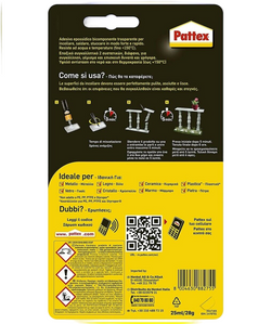 2 x Pattex Power Epoxy Instant Mix Glue 5 Minutes - 12g By Henkel by Pattex