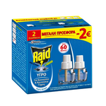 Raid Household Electric Insecticide Liquid Refill 2 x 60 Nights – 1 Pack of 2 Refills