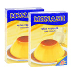 MONAMI Cream Caramel Mix & Caramel - 2 Packs of 120g