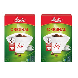 Melitta Original 1/4 Aromatic Coffee Filter Papers 40 per pack - Pack of 2